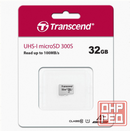 Карта памяти Transcend 300s Microsdhc 32gb Uhs-I Cl10, Ts32gusd300s, арт-8768 Донецк - изображение 2