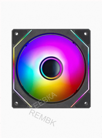 Кулер Formula Floe 12bk Arpw Argb 120x120x25mm черный (арт-6439) Донецк