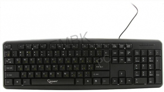 Клавиатура Gembird Kb-8320u-Bl, Usb, черный тип подключения: проводная, интерфейс: Usb - арт-8734 Донецк