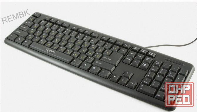 Клавиатура Gembird Kb-8320u-Bl, Usb, черный тип подключения: проводная, интерфейс: Usb - арт-8734 Донецк - изображение 1
