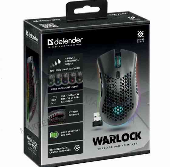 Мышь Defender Warlock Gm-709l, черный (52709) оптический, 2400 Dpi, Usb [арт-3931] Донецк