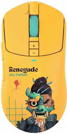 Мышь A4tech Bloody R72 Ultra желтый оптическая 20000dpi беспров. Usb-C 6but - арт-7678 Донецк