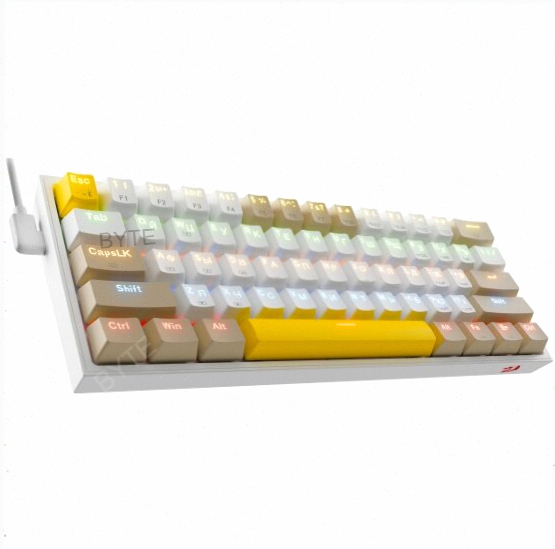 Клавиатура Redragon Fizz Ru (Sw +Red) механическая белый (72596), арт-7188 Донецк