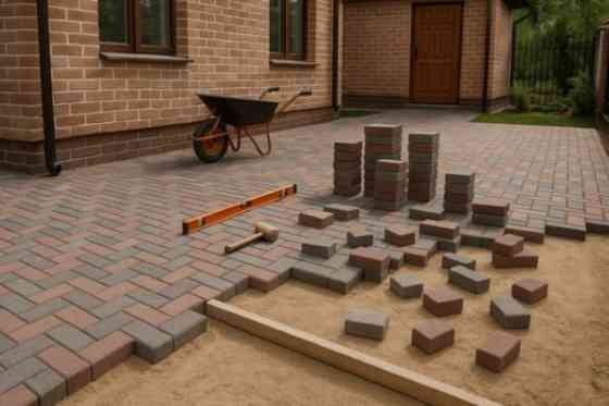 Укладка тротуарной плитки Луганск Луганск