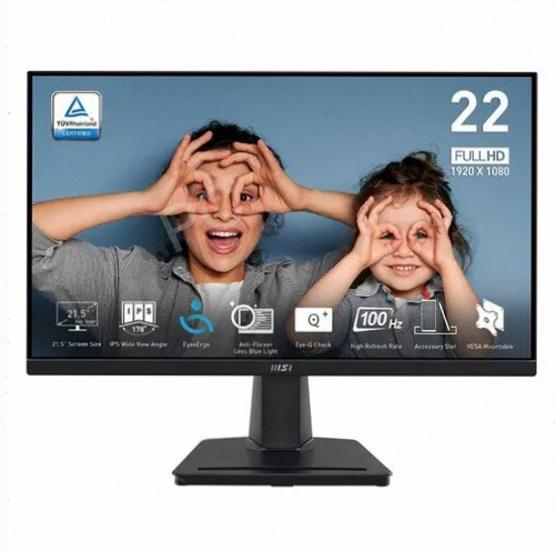 Монитор 21.5" Msi Pro Mp225, 1920x1080, Ips, 100гц, 1хHdmi, черный [9s6-3pc6cm-004] [арт-4503] Макеевка