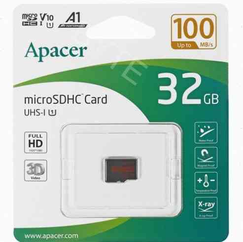 Карта памяти Apacer R100 Microsdhc 32 гб [Ap32gmcsh10ub-Ra] (арт-6124) Донецк