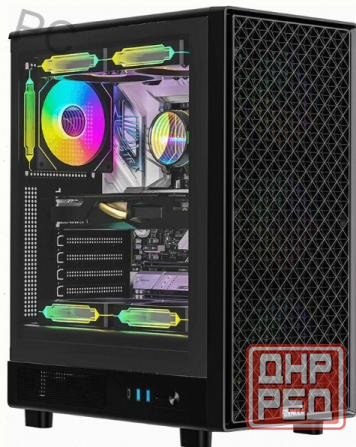 Корпус компьютерный Atx Formula Mana Dynamic / Mana Dyn, Midi-Tower, без бп, черный [арт-4920] Донецк - изображение 1