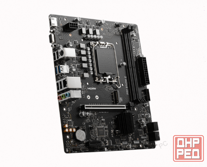 Материнская плата Msi Pro B760m-E Ddr5, Lga 1700, Intel B760, Matx, Ret - арт-7701 Донецк - изображение 3