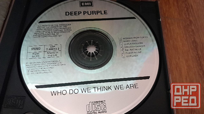 cd deep purple who do we think we are страна uk Донецк - изображение 4