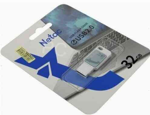 Флешка 32gb Netac Ua31 Blue Usb 2.0 (Nt03ua31n-032g-20bl) [арт-1278] Макеевка