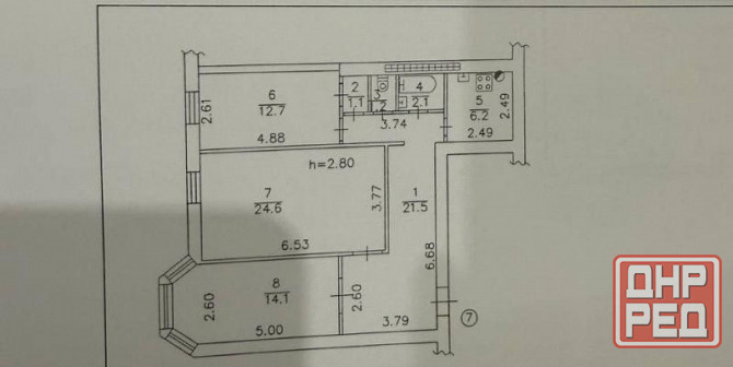 Продается 3к квартира на Бакинских Комиссаров, Куйбышевский район Донецк - изображение 1