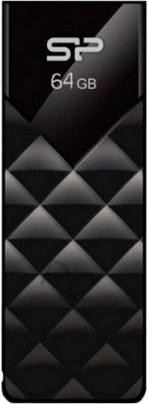 Флеш диск Silicon Power 64 Gb Ultima U03 Sp064gbuf2u03v1k, Usb 2.0, черный - арт-7337 Макеевка