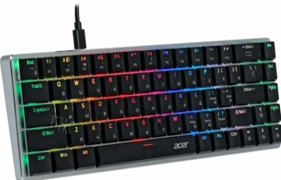 Игровая клавиатура Acer Okw302 механическая Led (Zl. Kbdcc.01c), арт-7982 Донецк