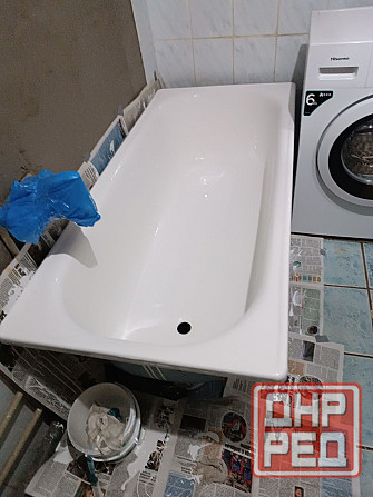 Реставрация ванн жидким акрилом фирмы Экована город Москва в Мариуполе.Срок высыхания 24 часа. Мариуполь - изображение 1