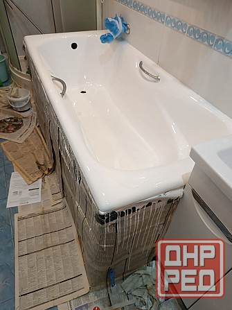 Реставрация ванн жидким акрилом фирмы Экована город Москва в Мариуполе.Срок высыхания 24 часа. Мариуполь - изображение 8