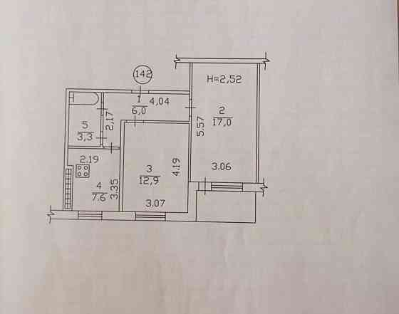Двухкомнатная в калининском по хорошей цене Донецк