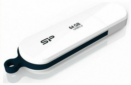 Usb Flash накопитель 64gb Silicon Power Blaze B32 White (Sp064gbuf3b32v1w) - арт-1150 Донецк
