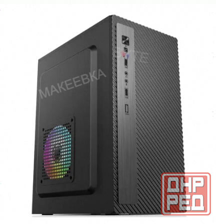 Корпус Matx Accord Entry Acc-2053b, Mini-Tower, без бп, черный арт-5574 Макеевка - изображение 1