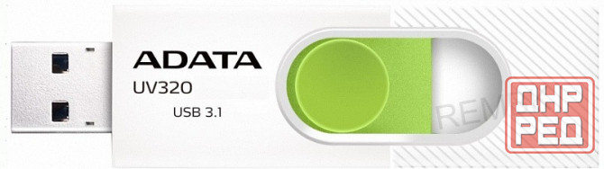 Память Usb Flash 64 гб Adata Uv320 [Auv320-64g-Rwhgn], арт-4160 Донецк - изображение 1