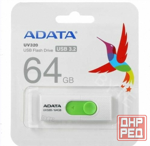 Память Usb Flash 64 гб Adata Uv320 [Auv320-64g-Rwhgn], арт-4160 Донецк - изображение 4