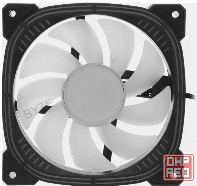 Вентилятор для корпуса Formula Nulight 12bk Rgb 120х120x25 черный 3-Pin 4-Pin (Molex) 19.06дб (Nulig Донецк - изображение 3