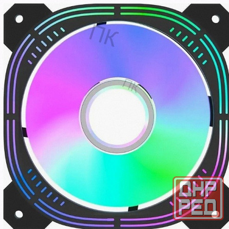 Вентилятор для корпуса Formula Nulight 12bk Rgb 120х120x25 черный 3-Pin 4-Pin (Molex) 19.06дб (Nulig Донецк - изображение 1