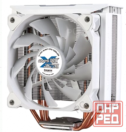 Кулер Cpu Zalman Cnps10x Optima Ii Rgb White (универсальный, 130w, 27db, 900-1500 Rpm, 120мм, (3+4), Донецк - изображение 2