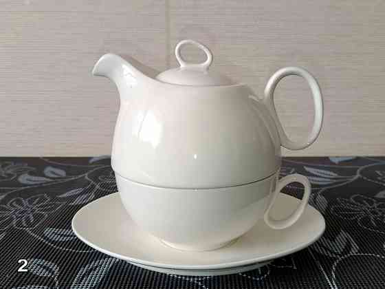 Фарфоровый чайник и чайный набор «Tea for One». Донецк