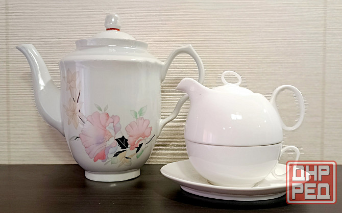 Фарфоровый чайник и чайный набор «Tea for One». Донецк - изображение 1