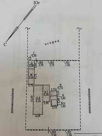 Продается небольшой дом с приватизированным земельным участком. Мариуполь