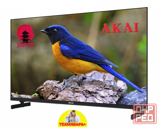32" тв Akai TA32BH500. Smart/Android13|Т2|HDR|Bluetooth|Голосовой помощник Донецк - изображение 2
