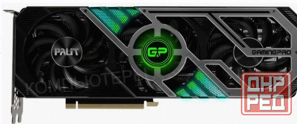 Видеокарта Palit Rtx 3080 Gamingpro 10gb Nvidia Geforce 320 Gddr6x б/у, арт-7158 Макеевка - изображение 1