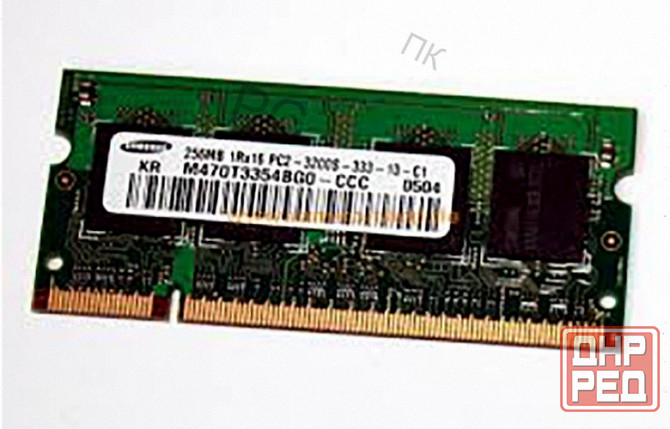 Оперативная память So-Dimm Ddr2 Samsung 256mb (M470t3354bg0-Ccc) б/у - арт-5438 Макеевка - изображение 1