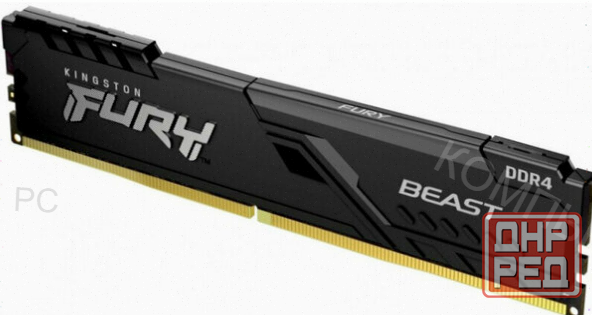 Оперативная память Ddr4 Kingston 8gb 3200 Mhz Pc-25600 Fury Beast Black (Kf432c16bb/8) - арт-4269 Макеевка - изображение 1