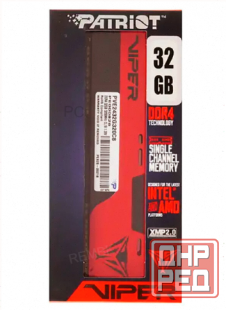 Оперативная память Patriot Memory Ddr4 32gb 3200mhz Viper Elite (Pve2432g320c8), арт-4691 Макеевка - изображение 4