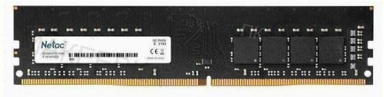 Оперативная память Dimm Ddr4 Pc4-25600 Netac Ntbsd4p32sp-08j, 1х8 гб, 1.2 в кол-во модулей: 1, часто Макеевка