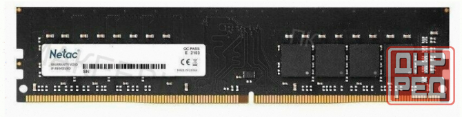 Оперативная память Dimm Ddr4 Pc4-25600 Netac Ntbsd4p32sp-08j, 1х8 гб, 1.2 в кол-во модулей: 1, часто Макеевка - изображение 3