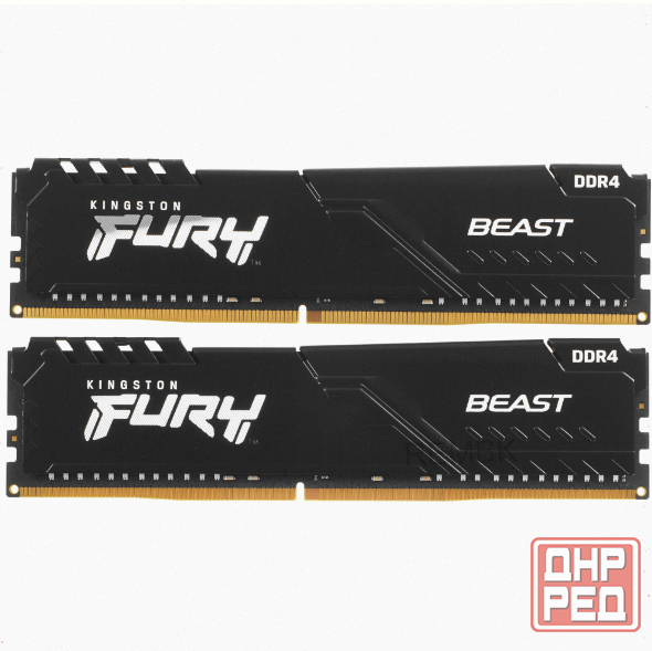 Оперативная память Kingston Kf432c16bb1k2/32wp, 32gb (2x16gb) 3200mt/S Ddr4 Cl16 Dimm, черный [арт-1 Макеевка - изображение 1