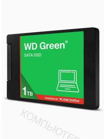 Твердотельный накопитель Ssd Wd Green Wds100t5g0a 1tb, 2.5", Sata Iii, R/W - 545/510 Mb/S 3d-Nand - Макеевка