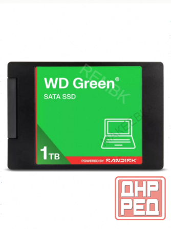 Твердотельный накопитель Ssd Wd Green Wds100t5g0a 1tb, 2.5", Sata Iii, R/W - 545/510 Mb/S 3d-Nand - Макеевка - изображение 2