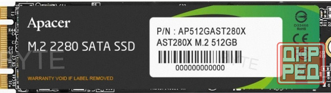 Твердотельный накопитель Ssd 512gb Apacer Ast280x (Ap512gast280x-1) - арт-5387 Макеевка - изображение 1