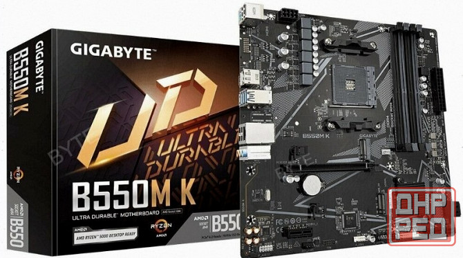 Материнская плата Gigabyte B550m K (Rev. 1.0), арт-8172 Макеевка - изображение 1