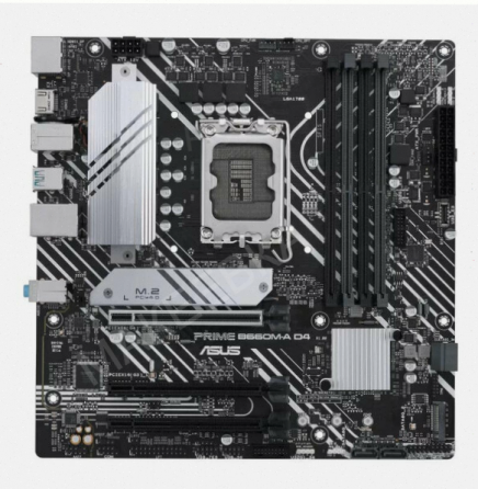 Материнская плата Asus Prime B660m-A D4-Csm (Lga1700, Matx) 90mb19k0-M1eayc Lga1700, арт-1021 Макеевка