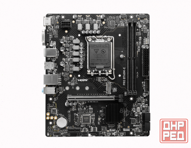 Материнская плата Msi Pro B760m-E Ddr5, Lga 1700, Intel B760, Matx, Ret арт-5646 Макеевка - изображение 1