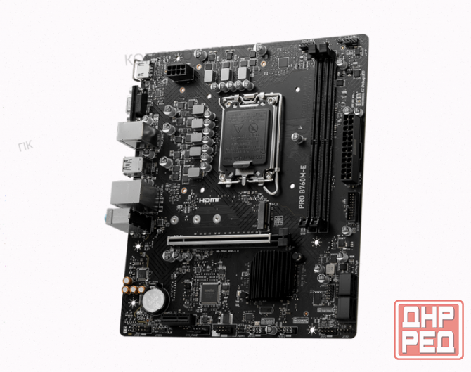 Материнская плата Msi Pro B760m-E Ddr5, Lga 1700, Intel B760, Matx, Ret арт-5646 Макеевка - изображение 4