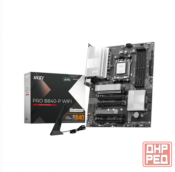 Материнская плата Msi Pro B840-P Wifi, Am5, Amd B840, Atx, Rtl (Pro B840-P Wifi) арт-3975 Макеевка - изображение 1