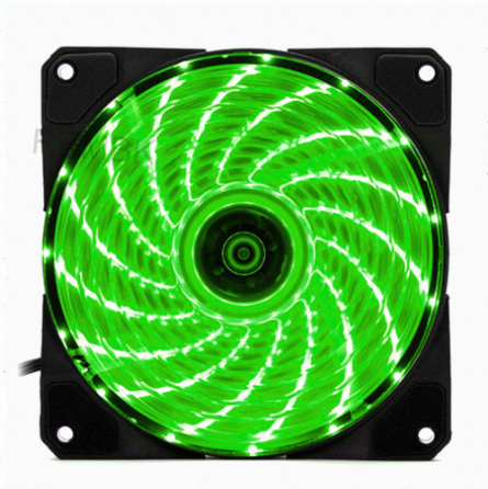Вентилятор игровой Dt-Gf12025gr для компьютерного корпуса с подсветкой зеленый - арт-6352 Макеевка