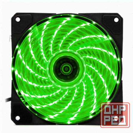 Вентилятор игровой Dt-Gf12025gr для компьютерного корпуса с подсветкой зеленый - арт-6352 Макеевка - изображение 1