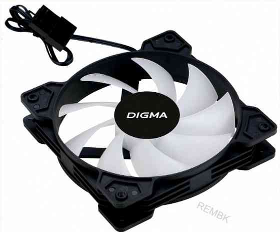 Вентилятор Digma Dfan-Frgb1, размер 120x120x25мм - арт-7495 Макеевка