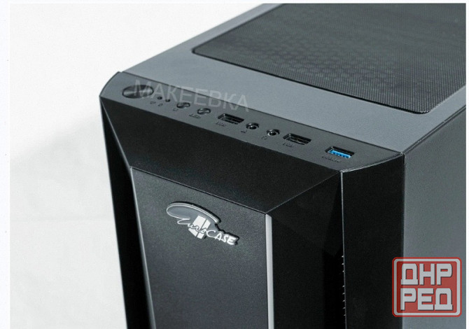 Корпус Eurocase B27 Matx без бп закаленное стекло (3xusb, 2xaudio) (арт-1384) Макеевка - изображение 4